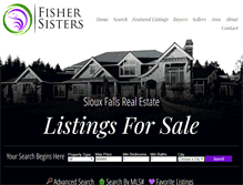 Tablet Screenshot of fishersisters.com